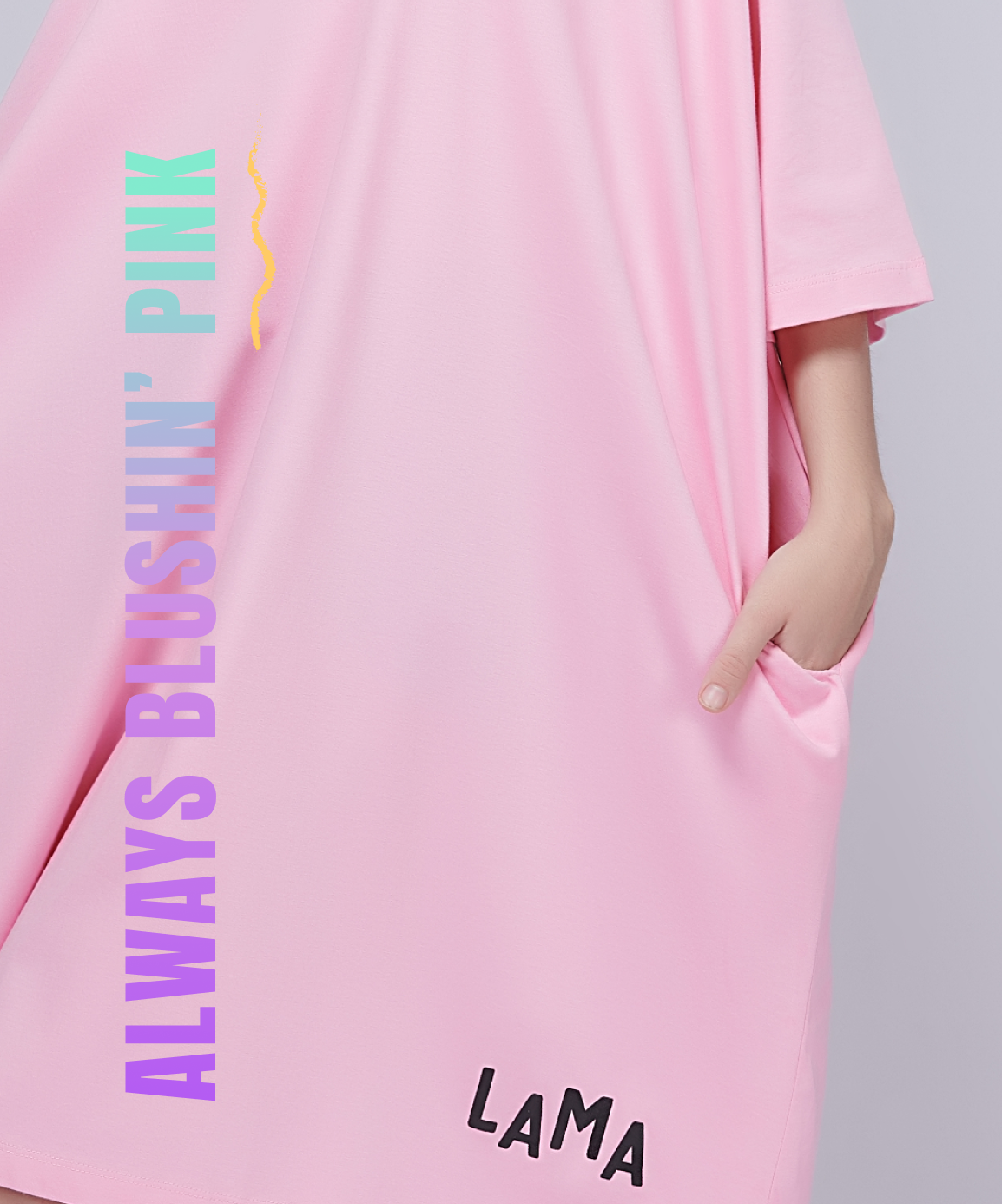 Buy Light Pink Patch Pocket Full Sleeve T-shirt Online - BeYOUng