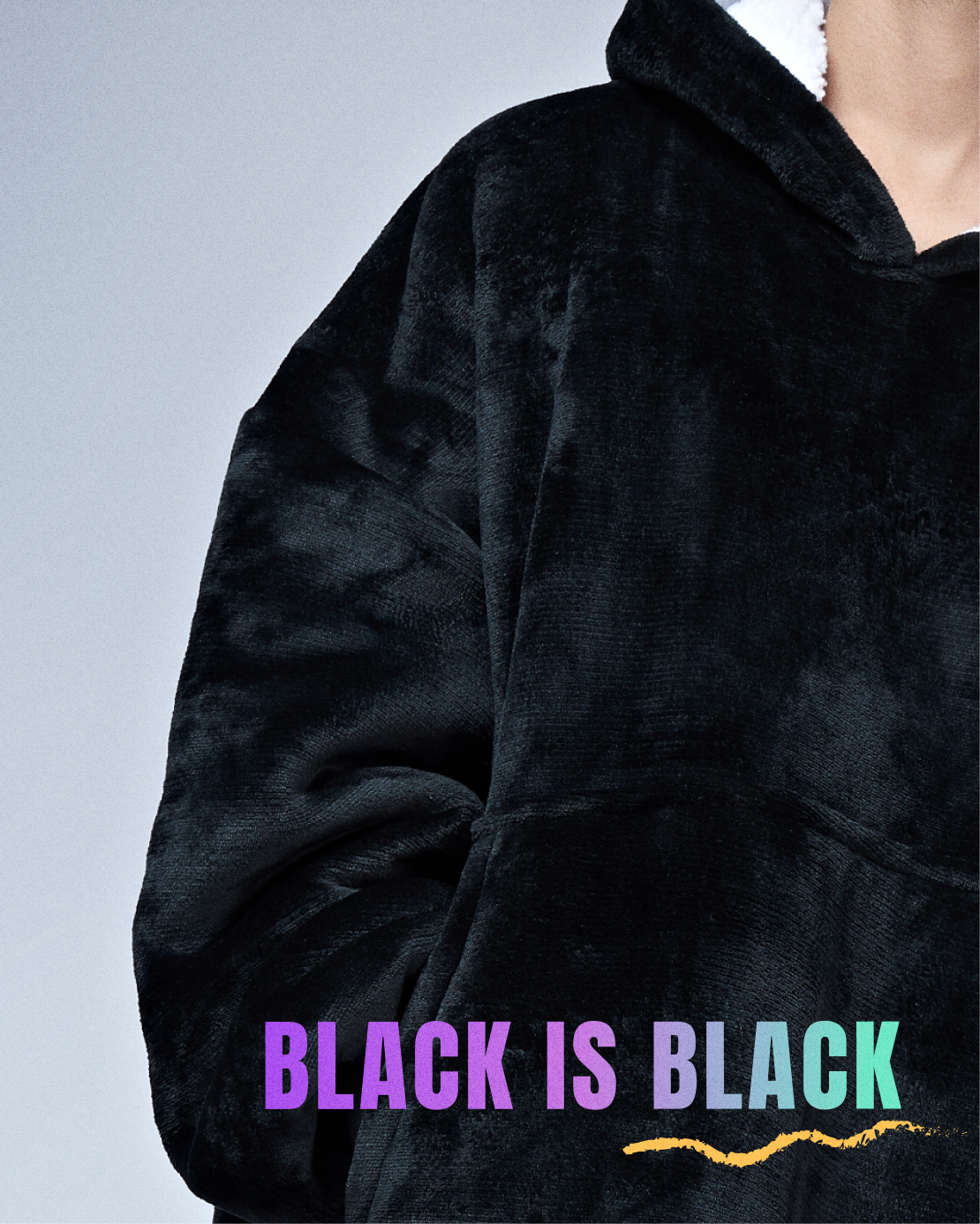Black Is Black - Free Size Hoodie