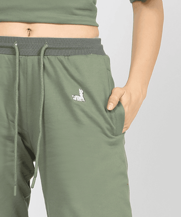 Feel The Calm Green Co-ord Pants & Tee Set
