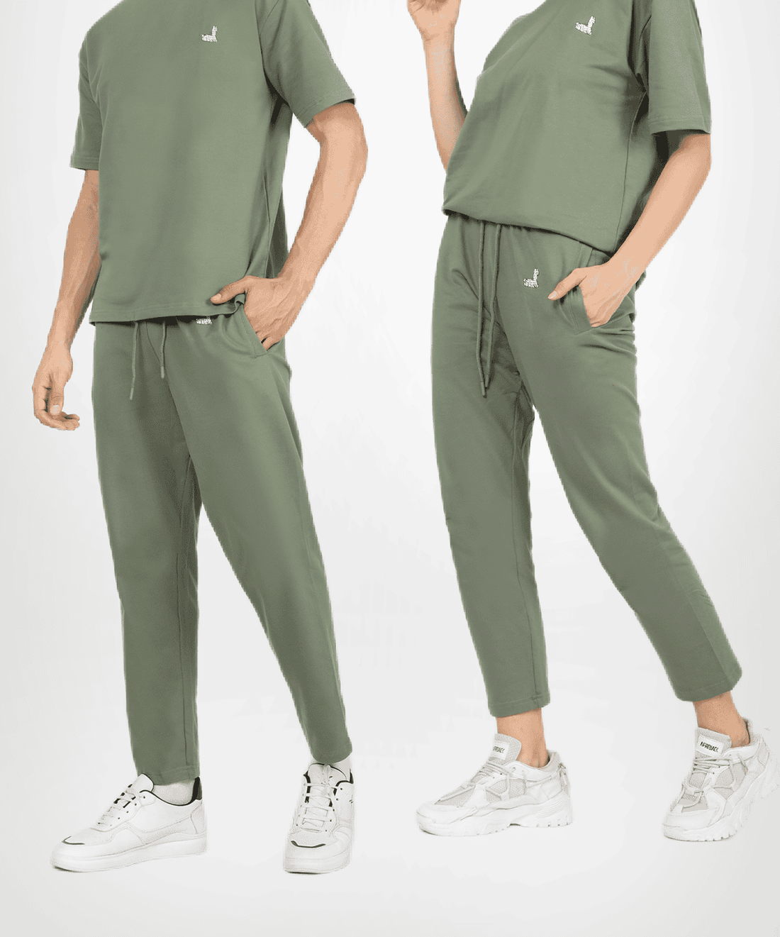 Feel The Calm Green Unisex Pants