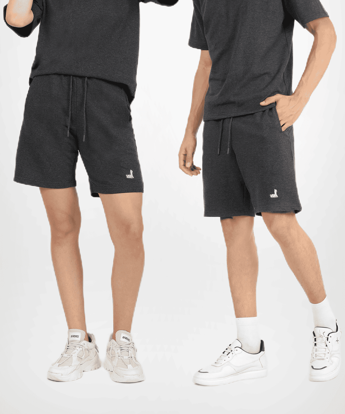 In The Feels Grey Unisex Shorts