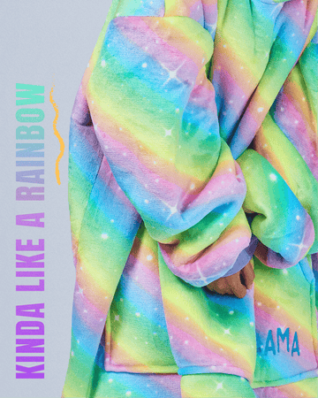Kinda Like A Rainbow Mini - Kid's Free Size Hoodie