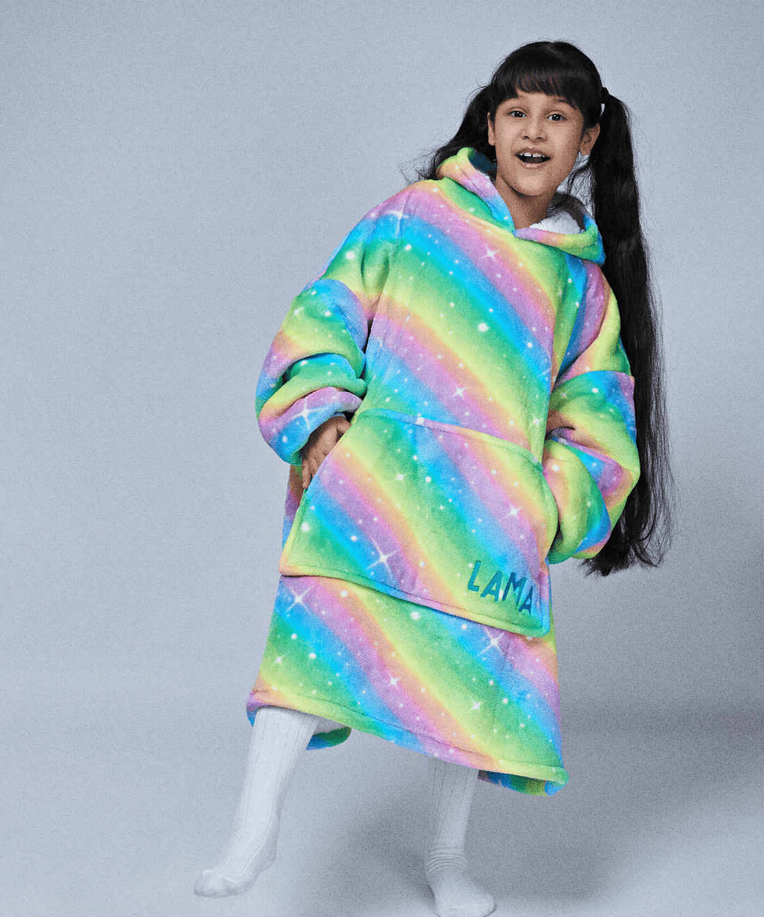 Kinda Like A Rainbow Mini - Kid's Free Size Hoodie