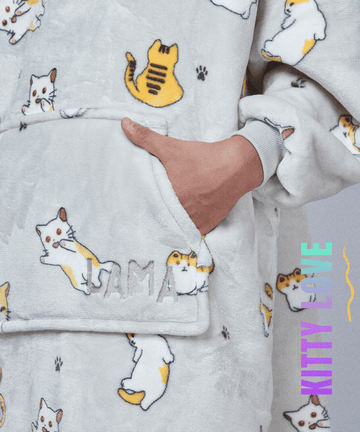 Kitty Love Mini - Kid's Free Size Hoodie