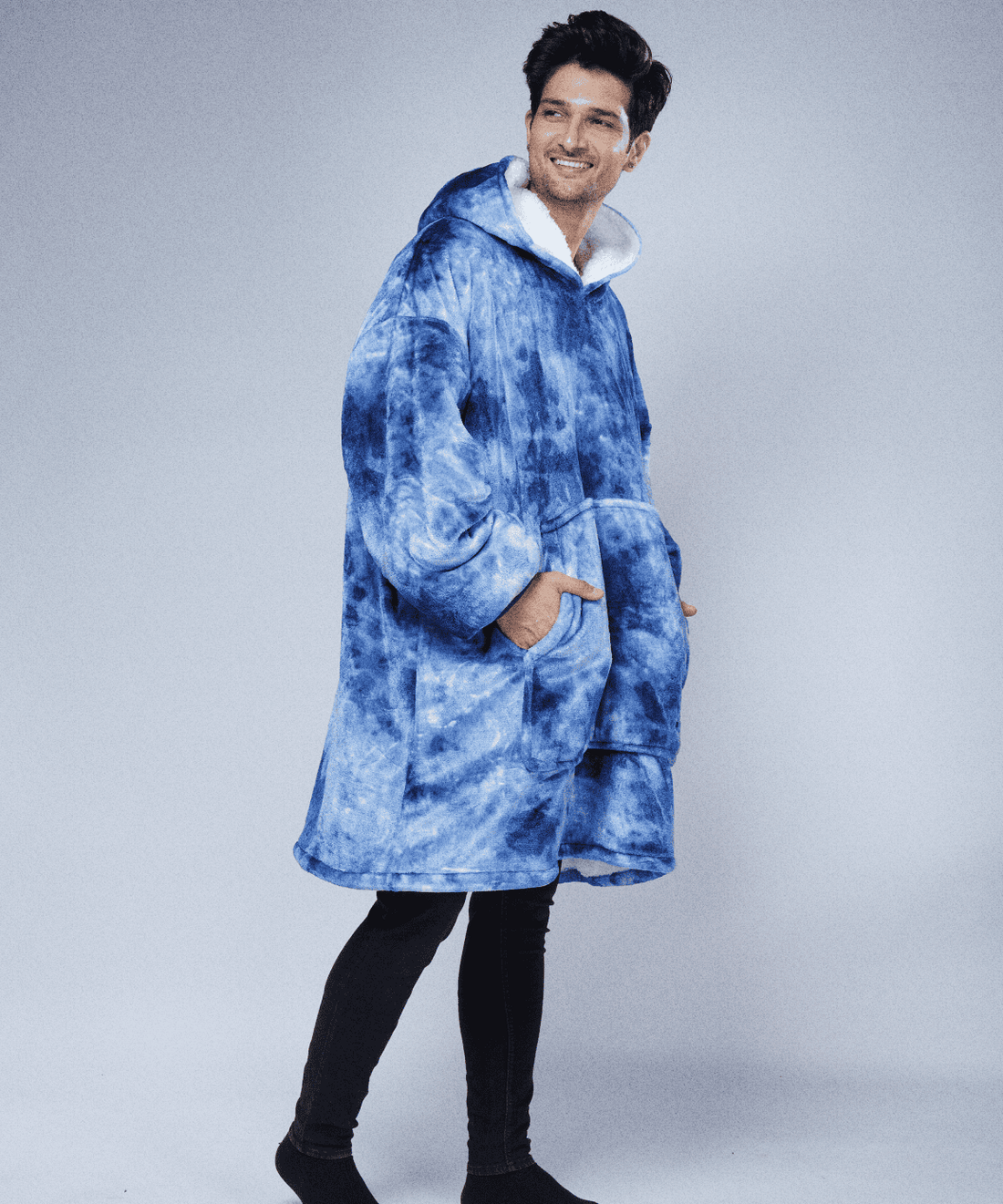 To Dye For Blue - Free Size Hoodie
