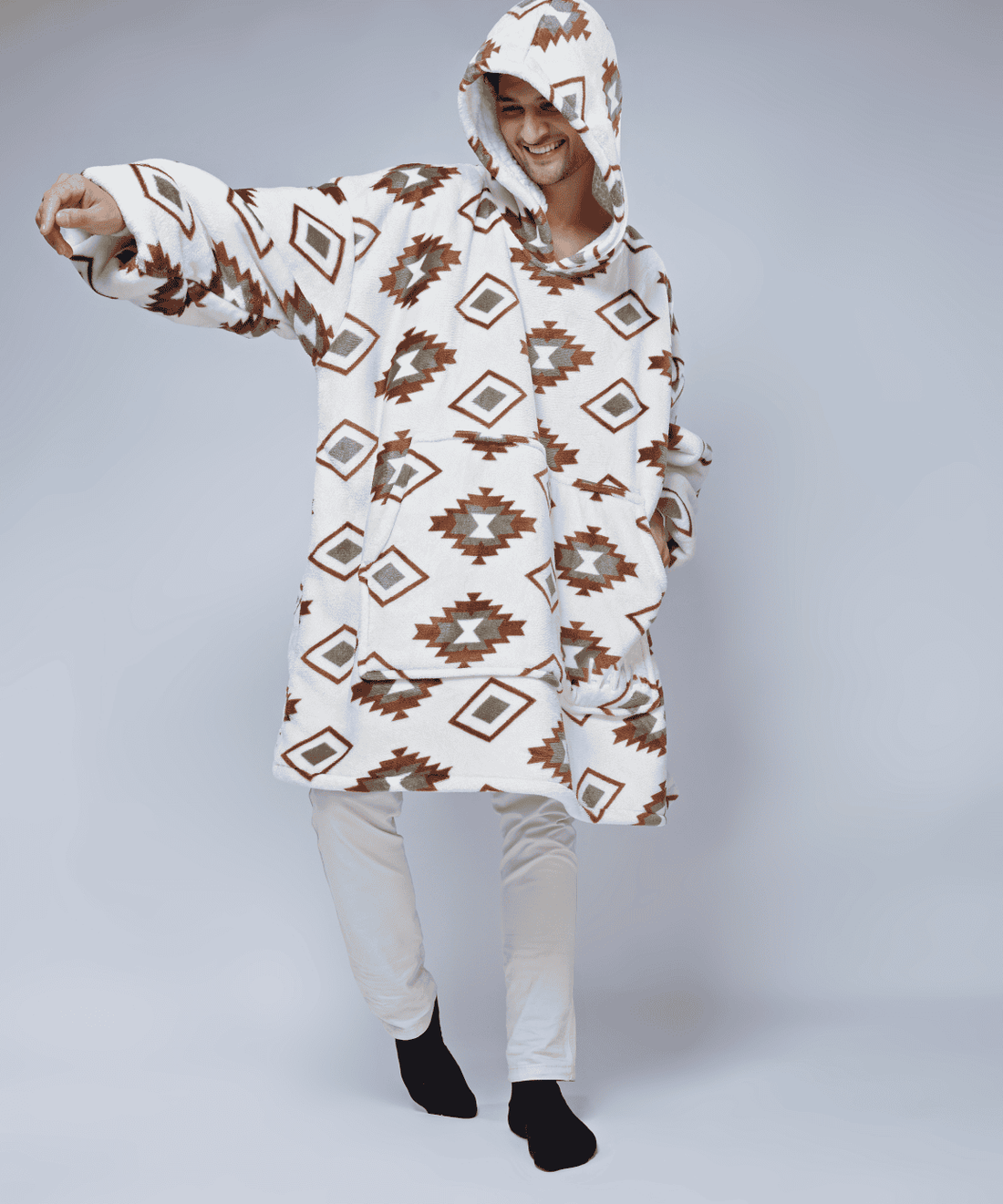 Zig N Zag - Free Size Hoodie