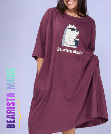 Bearista Mode Oversized Pocket Tee