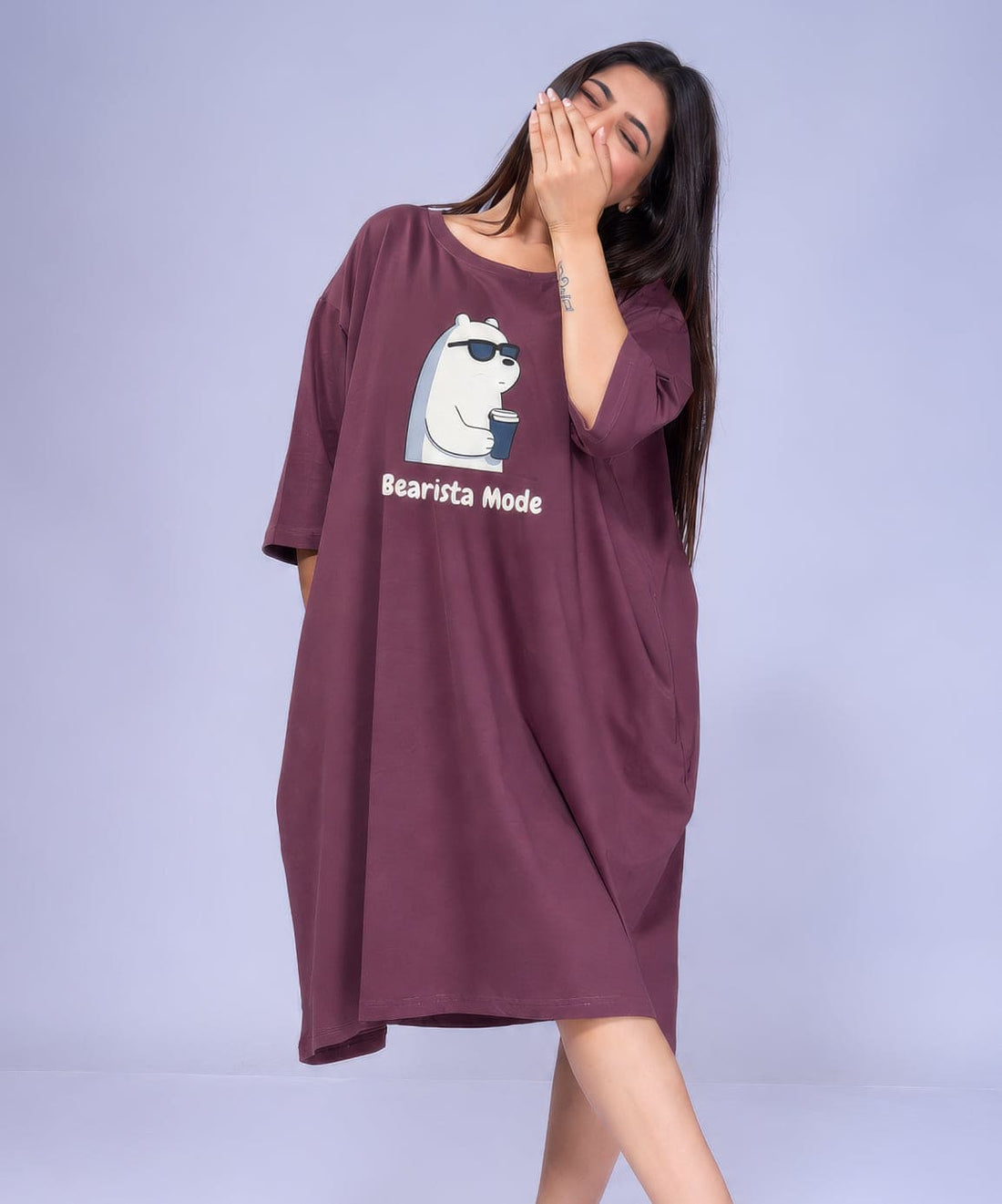 Bearista Mode Oversized Pocket Tee