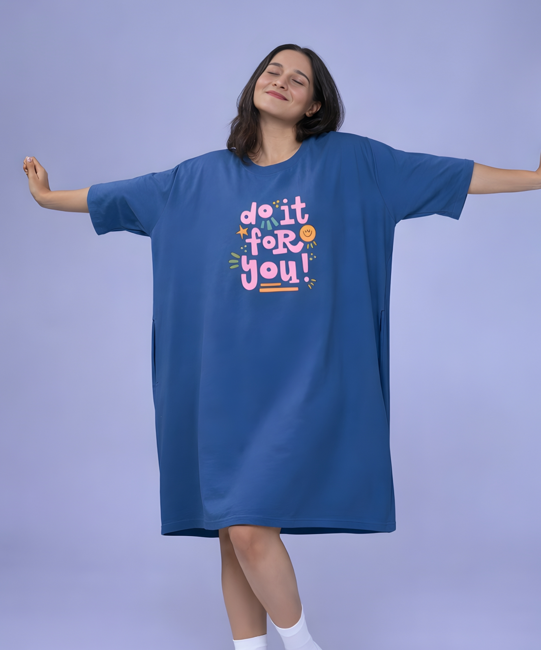 Do It For You Oversized Pocket Tee