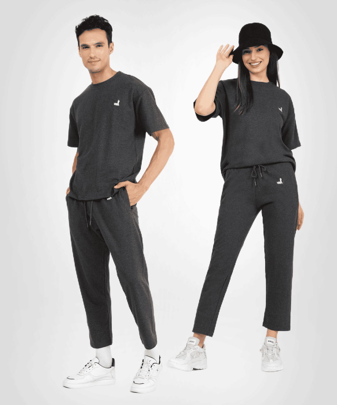 In The Feels Grey Co-ords Pants & Tee Set