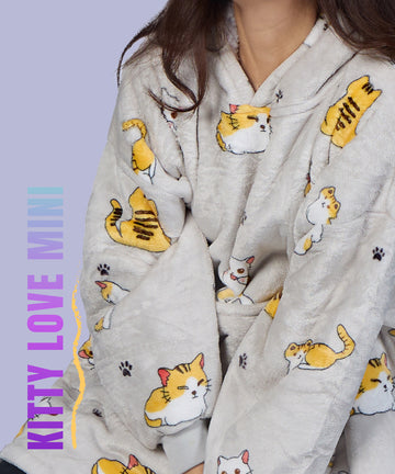 Kitty Love Mini - Petite Oversized Hoodie