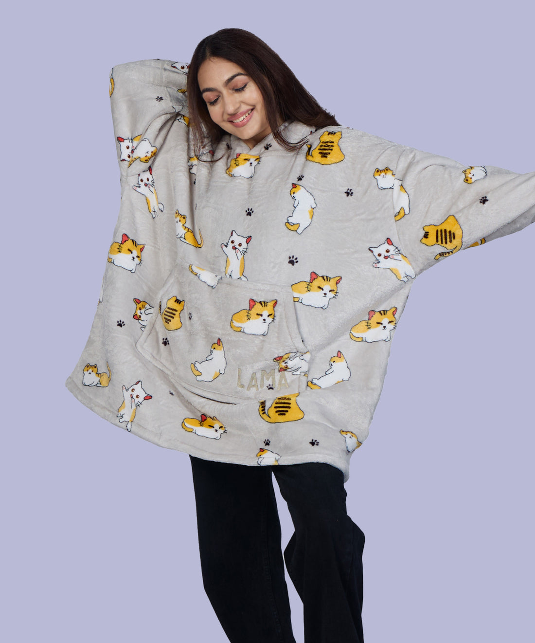 Kitty Love Mini - Petite Oversized Hoodie