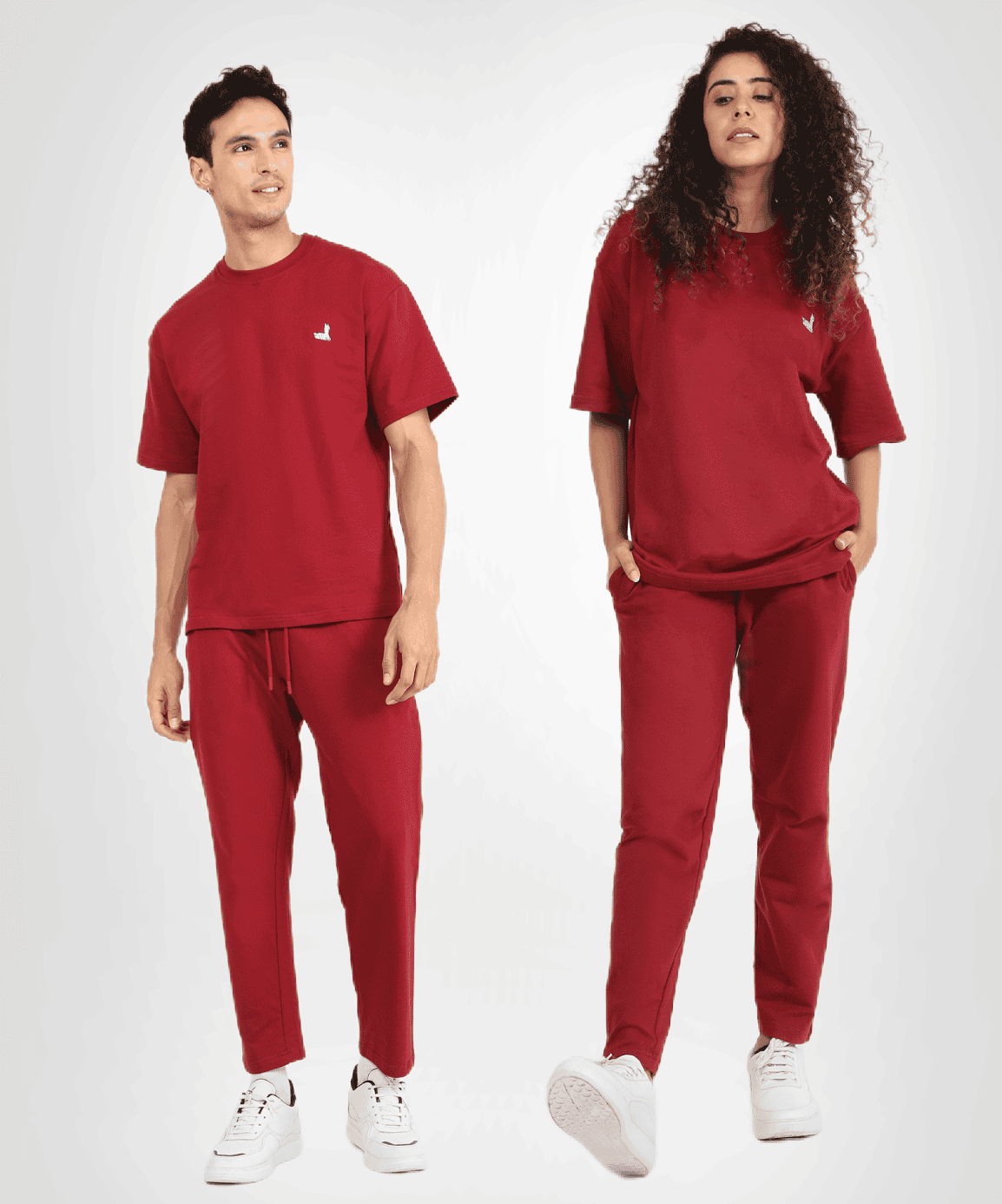 Red Hot Co ord Pants Tee Set