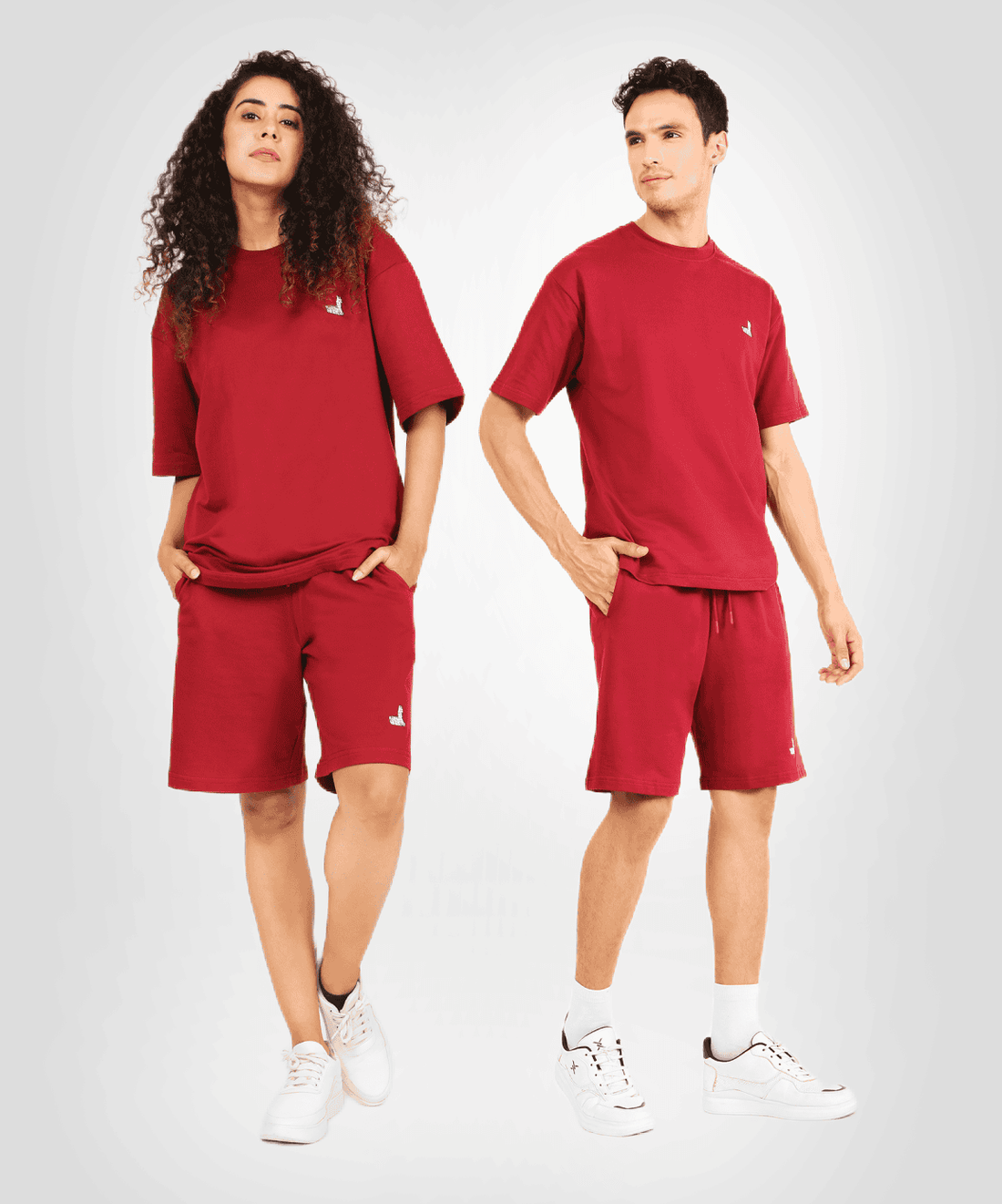 Red Hot Co-ord Shorts & Tee Set