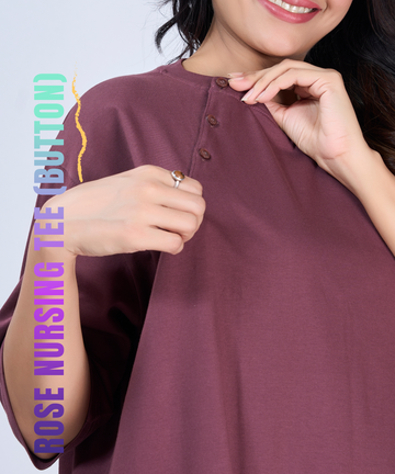 Rose Feeding Oversized Pocket Tees