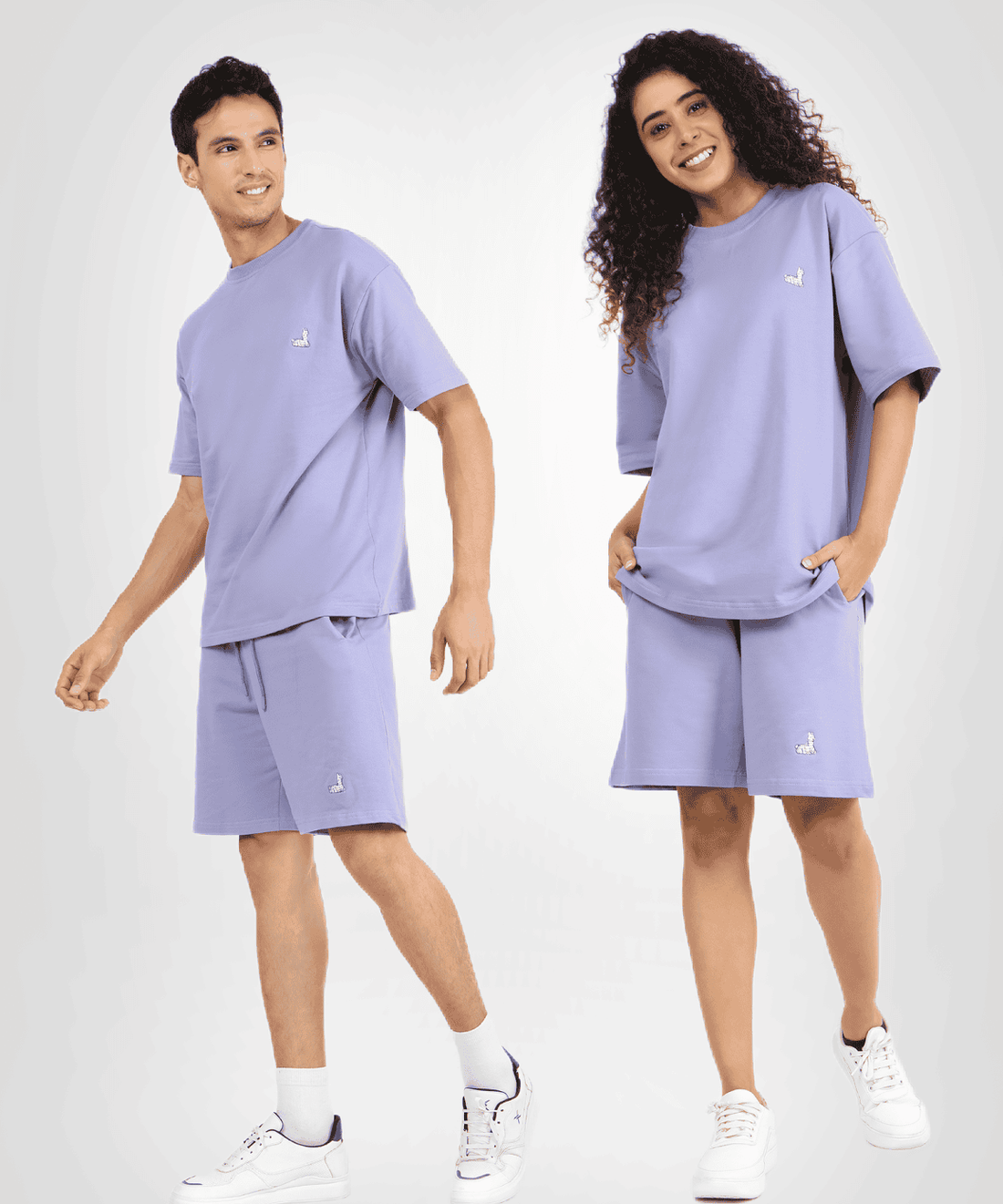 Too Cool Purple Co-ord Shorts & Tee Set
