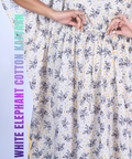 White elephant cotton kaftaan