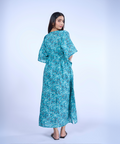 Tropical Blues Cotton Kaftaan 